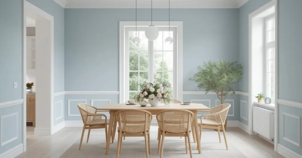 Soft Sky Blue Walls