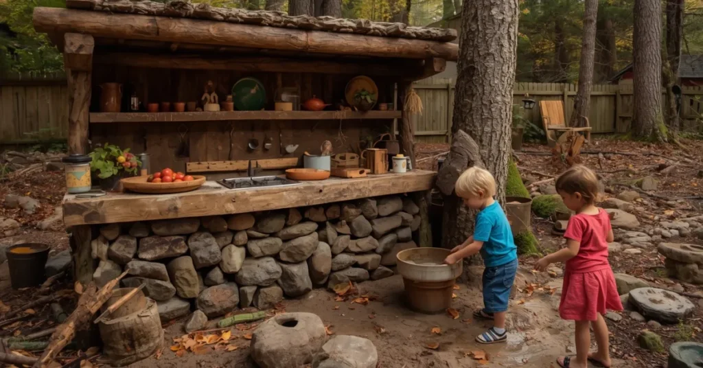 Stone & Nature-Inspired Kitchen
