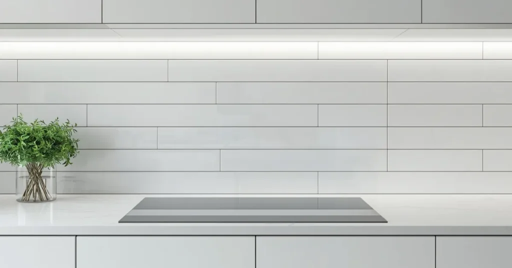 Subway Tiles with Colorful Grout