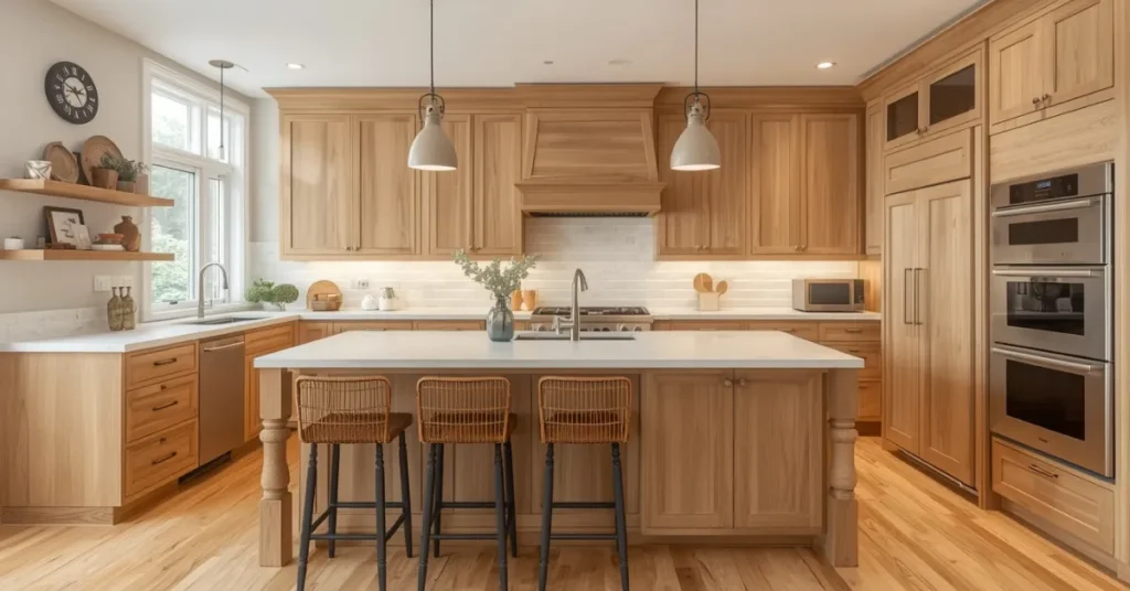 Timeless Natural White Oak Kitchen Cabinets Ideas for Every Home