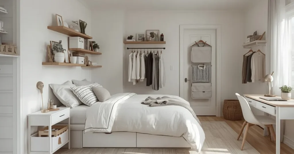 Tiny Bedroom with Smart Storage