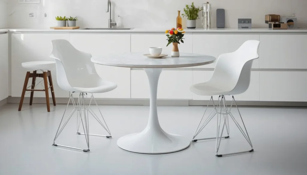 Tulip Table Replica for a Retro Mid-Century Vibe