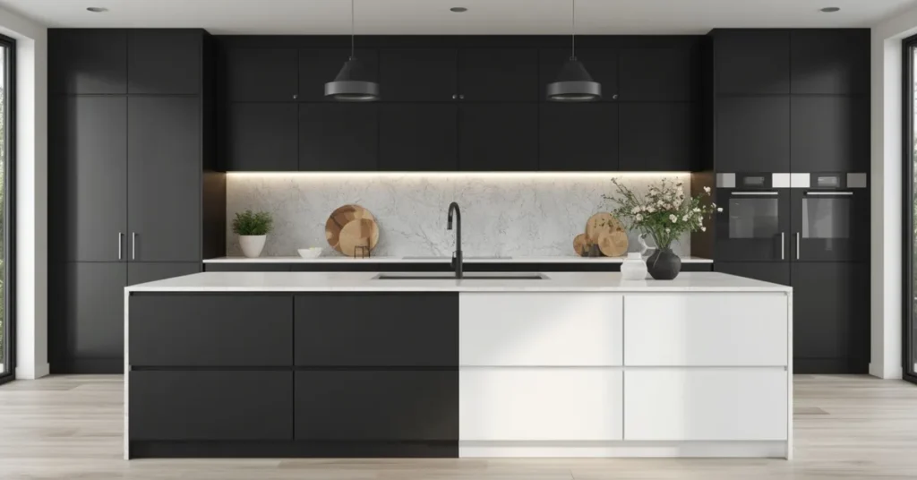 Two-Tone Kitchen Island Ideas for Modern Mix-and-Match