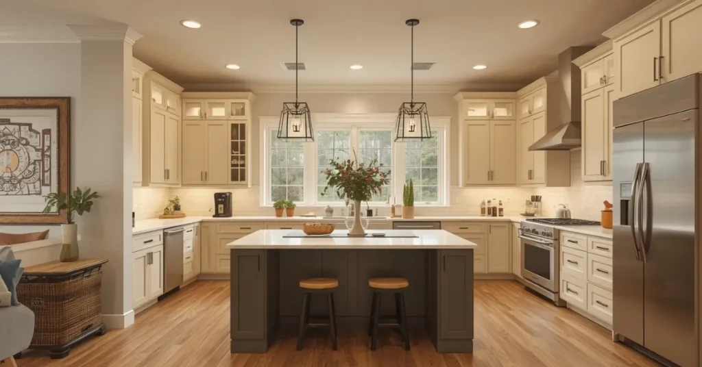  U-Shaped Family Kitchen