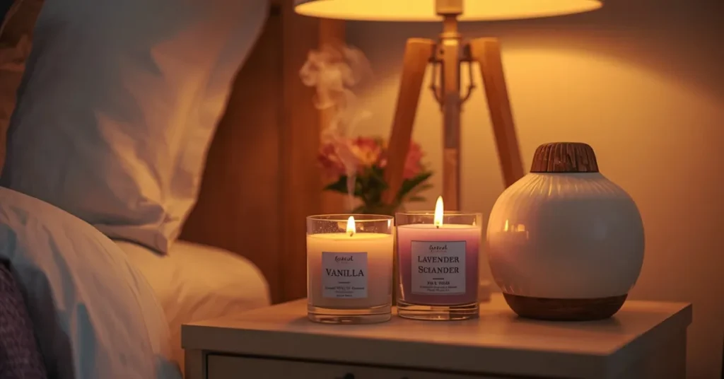 Use Candles and Diffusers for a Cozy Scent