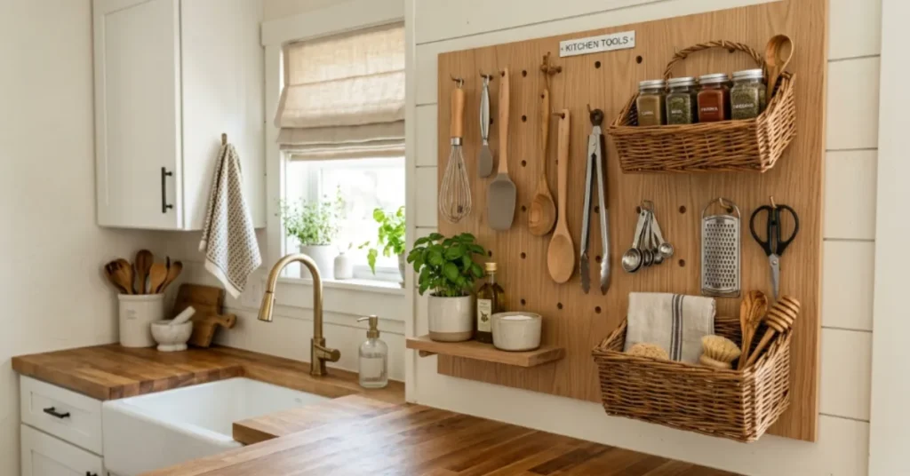 Use Pegboards for Organization