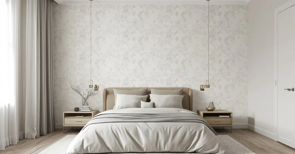 Use Wallpaper on One Wall for Pattern and Drama