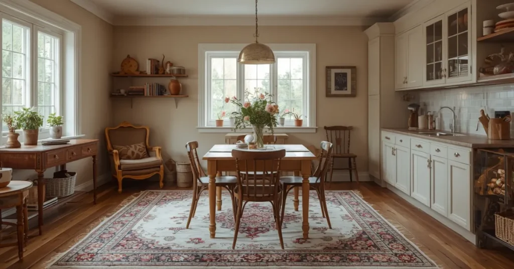 Vintage Rug Layering