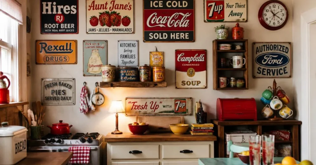 Vintage Tin Signs and Advertisements