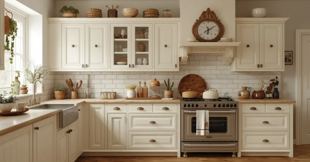  Vintage White Kitchen Charm
