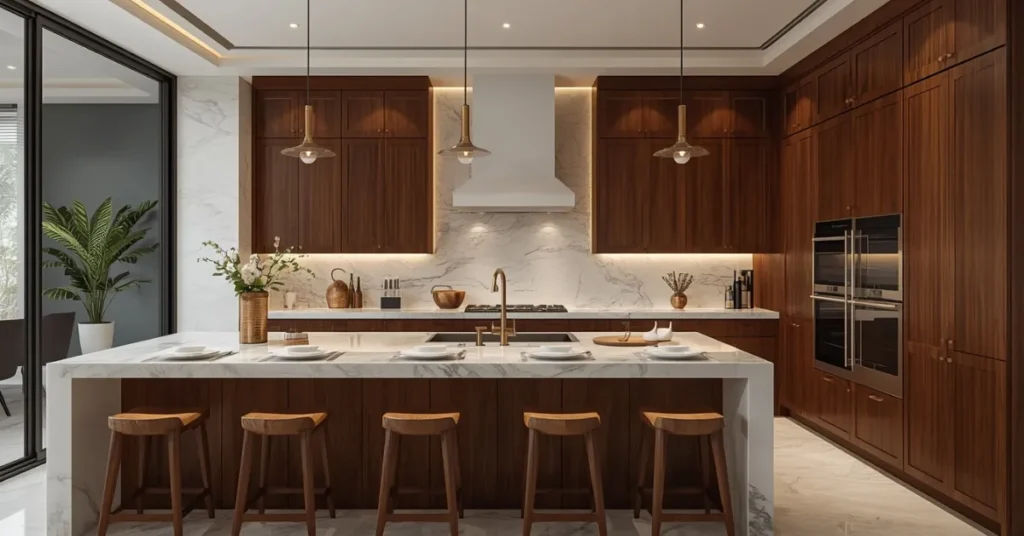 Walnut Luxury Cabinets