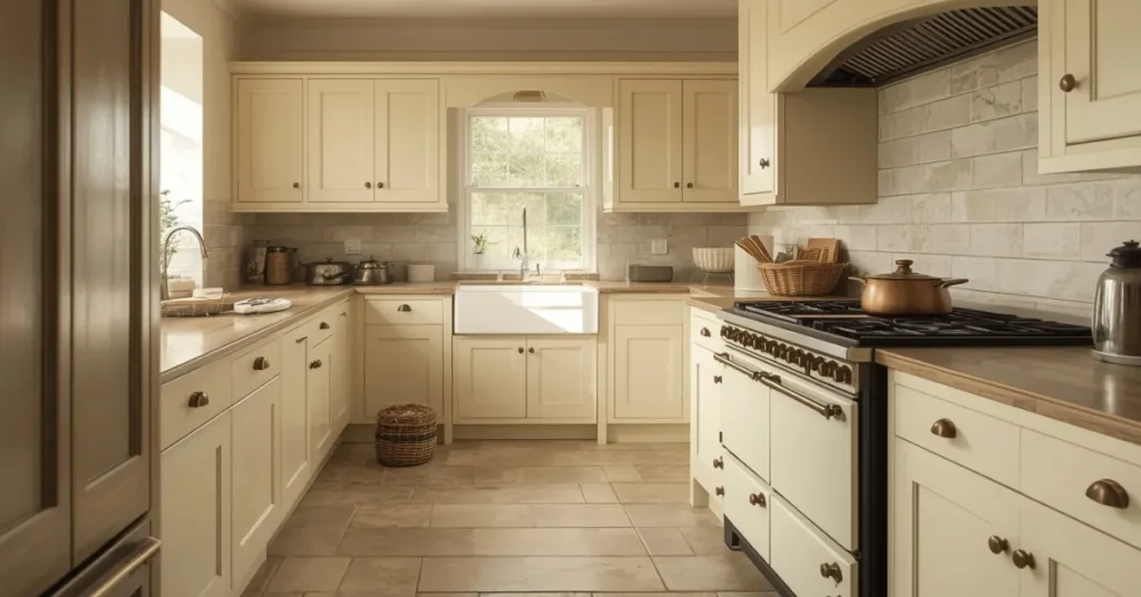 Warm Cream Cabinets for a Soft, Timeless Kitchen