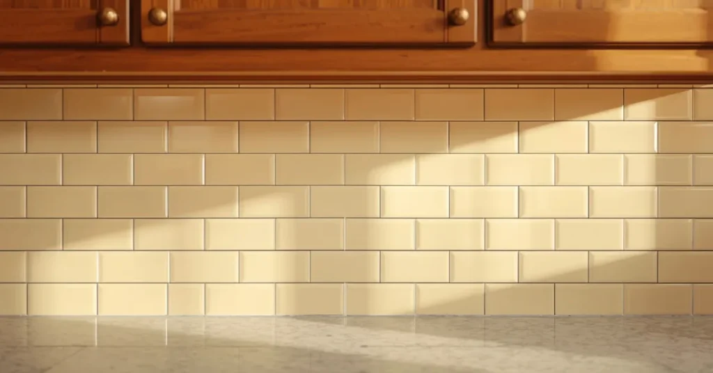 Warm Cream Subway Tiles