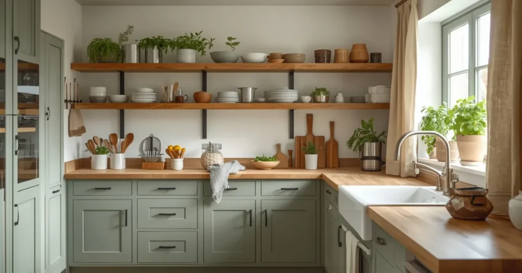 Warm Sage Green for a Nature-Inspired Feel