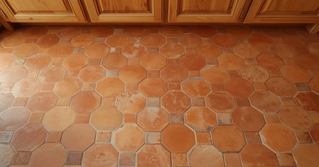 Warm Terracotta Hexagons