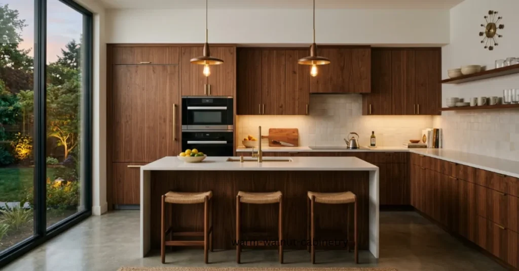Warm Walnut Cabinetry