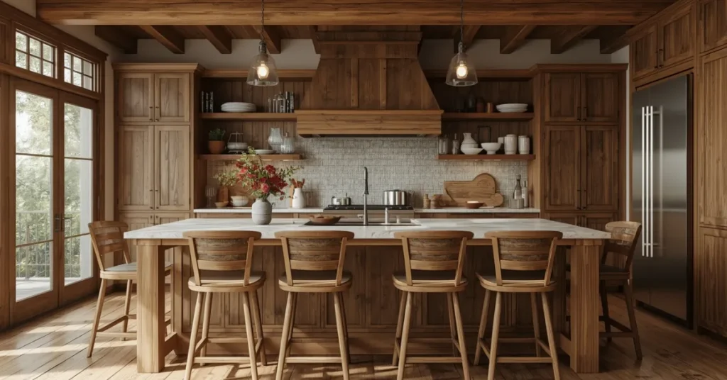 Wooden Bar Stools