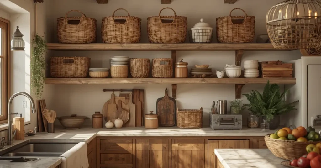 Woven Basket Storage