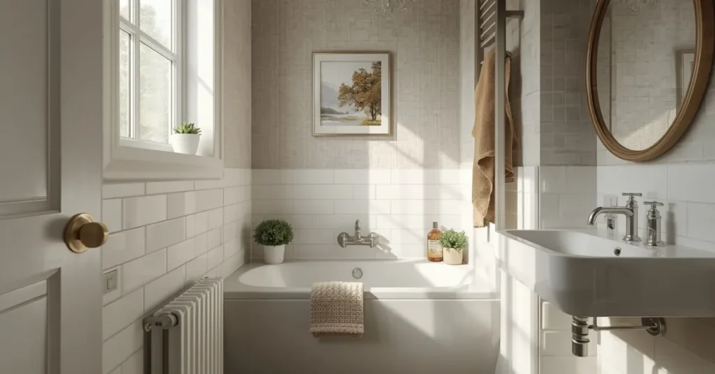 Small Space Solutions With a Corner Tub