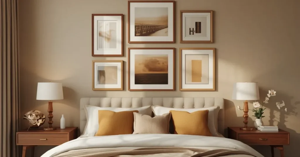 A Gallery Wall of Warm Tones