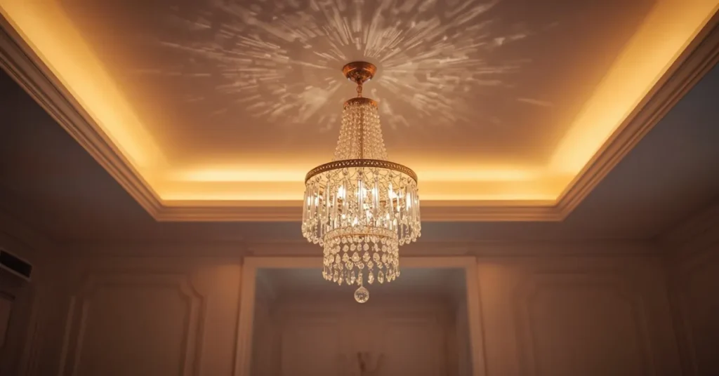 Add a Chandelier or Statement Light