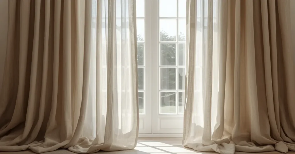 Add Curtains That Pool Slightly on the Floor