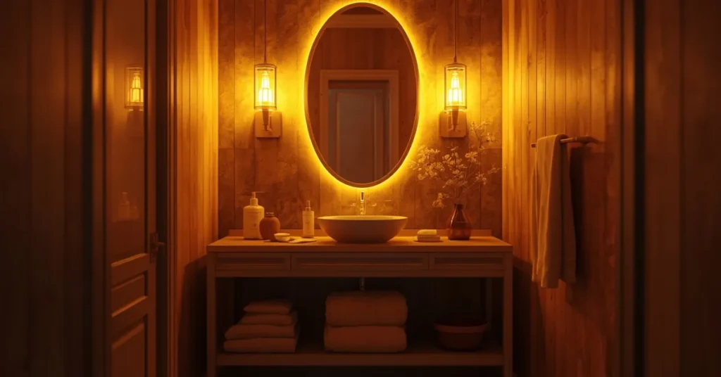 Add Dimmable Lighting for a Spa Feel