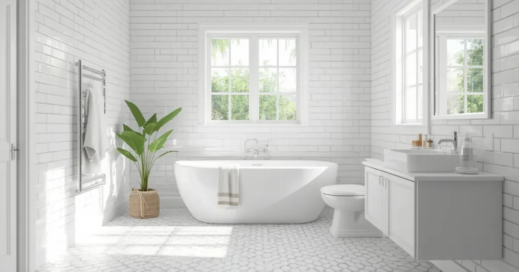 Airy All-White Design