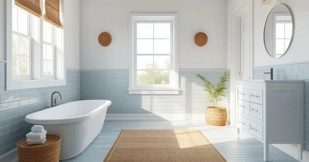 Airy Coastal Bathroom