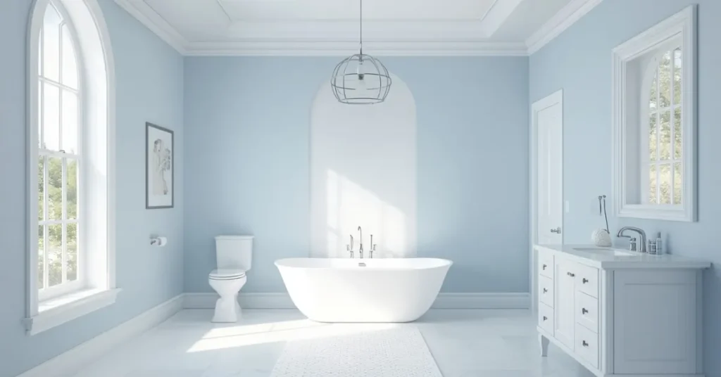 Airy Sky Blue Walls