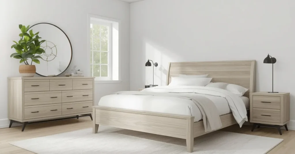 Airy White Oak Furniture