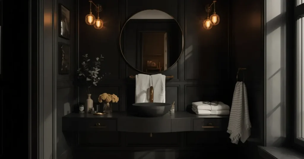 All-Black Walls for a Moody Statement