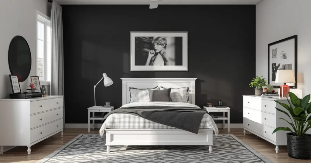 Black and White Bedroom Ideas for Teen Rooms
