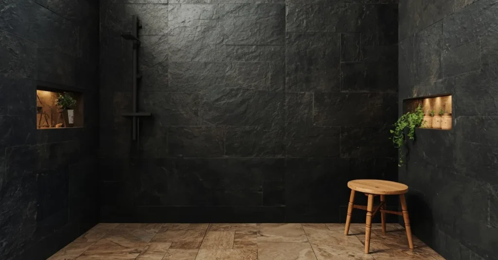 Black Slate Tile for a Natural Look