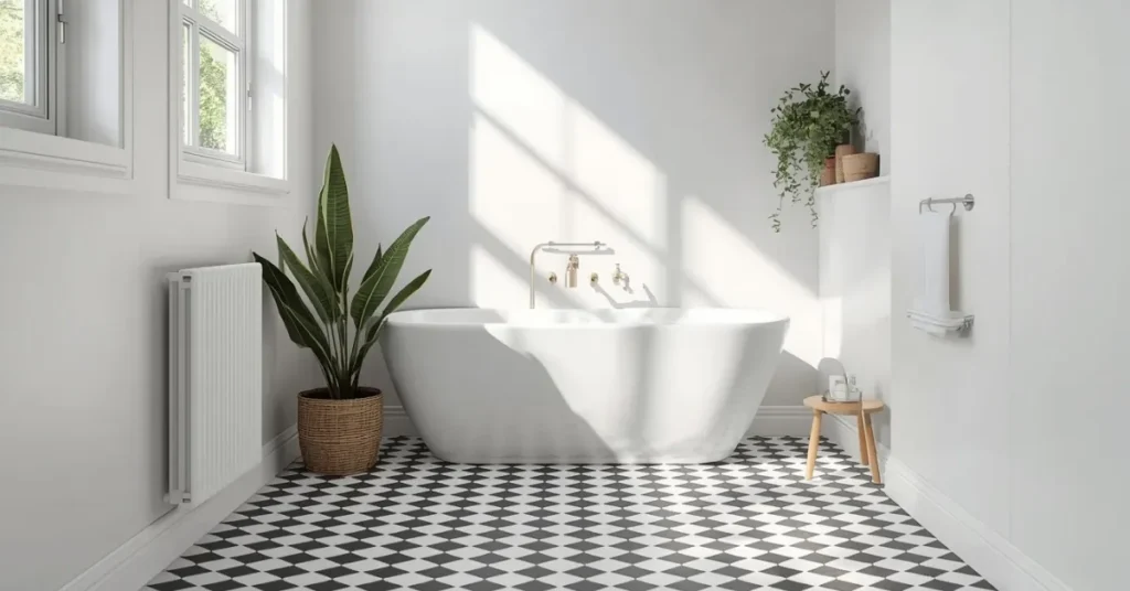 Bold Patterned Floor Tile