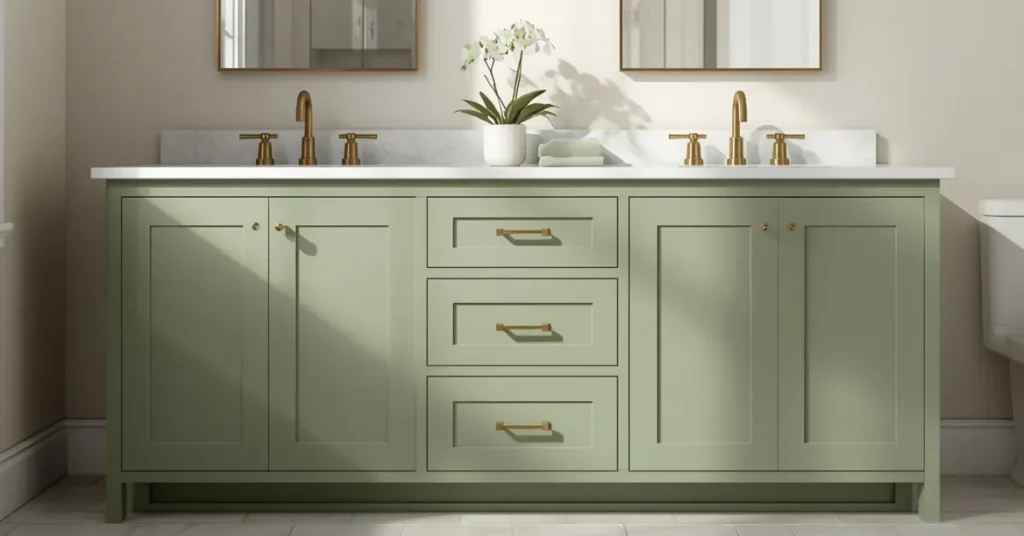 Bring In Sage Green Cabinets