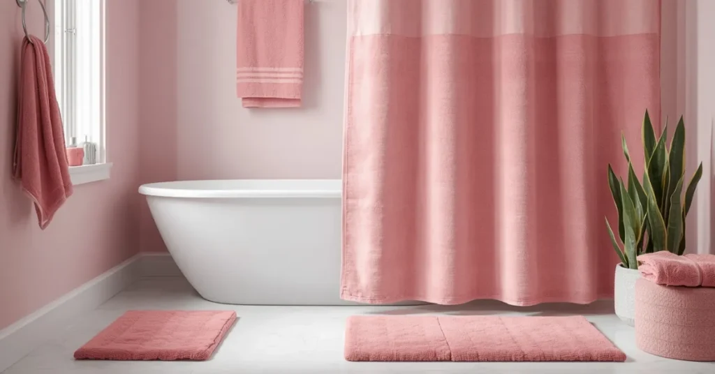 Budget-Friendly Pink Bathroom Update