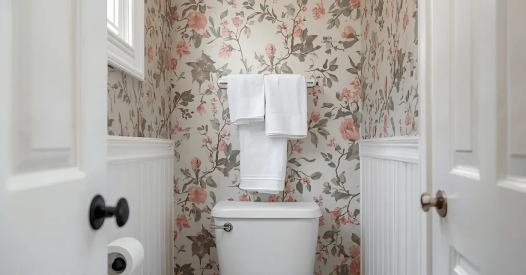 Budget Makeover with Peel-and-Stick Wallpaper