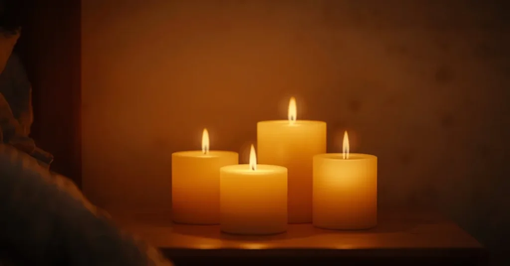 Candles and Soft Flickering Light