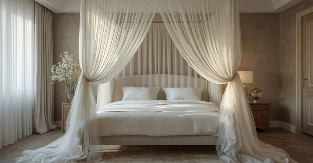 Canopy or Draped Curtains