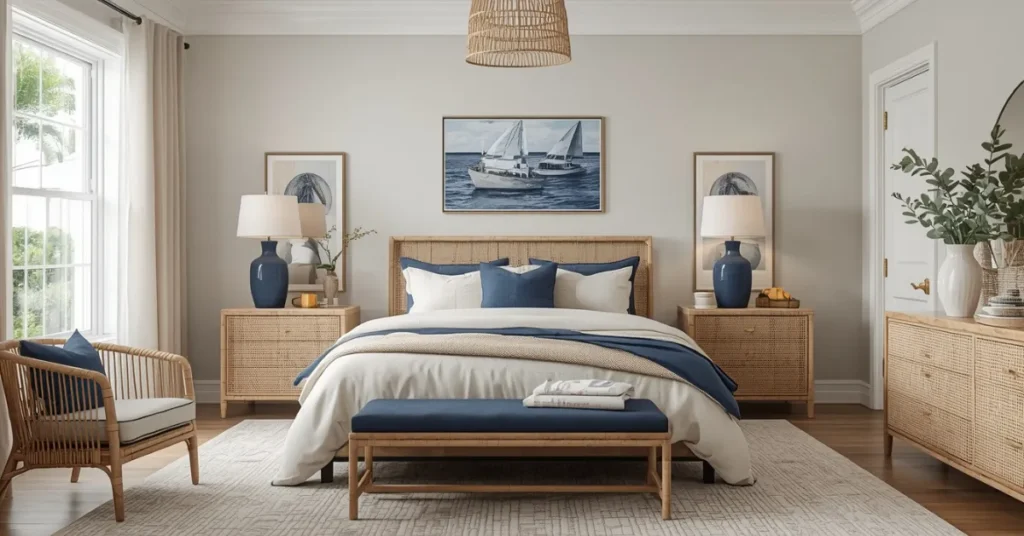 Coastal Navy Bedroom