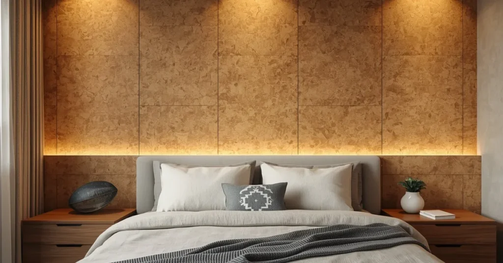 Cork Wall Panels for Warmth