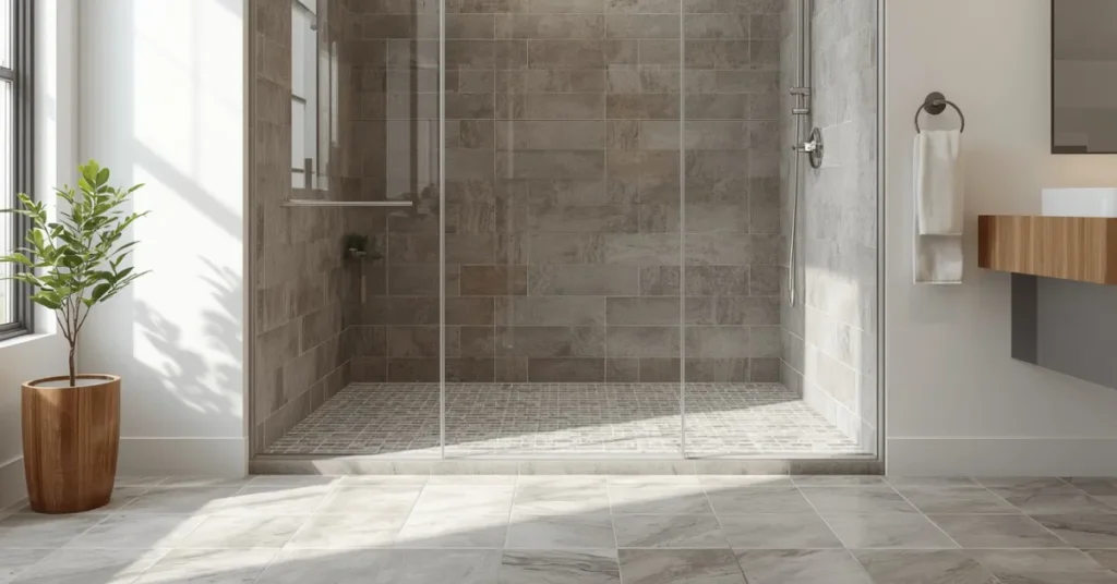 Curbless Shower Entry