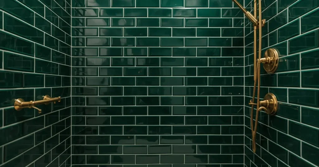 Dark Emerald Green Tile