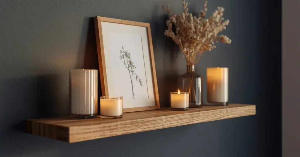 DIY Moody Gallery Shelf
