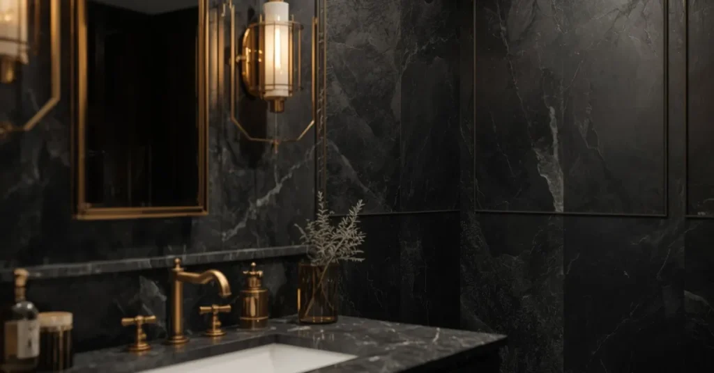 Dramatic Dark Accent Wall