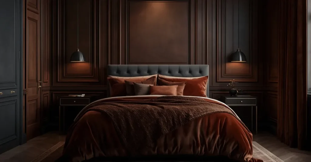 Dramatic Dark Earthy Palette for Bold Bedrooms