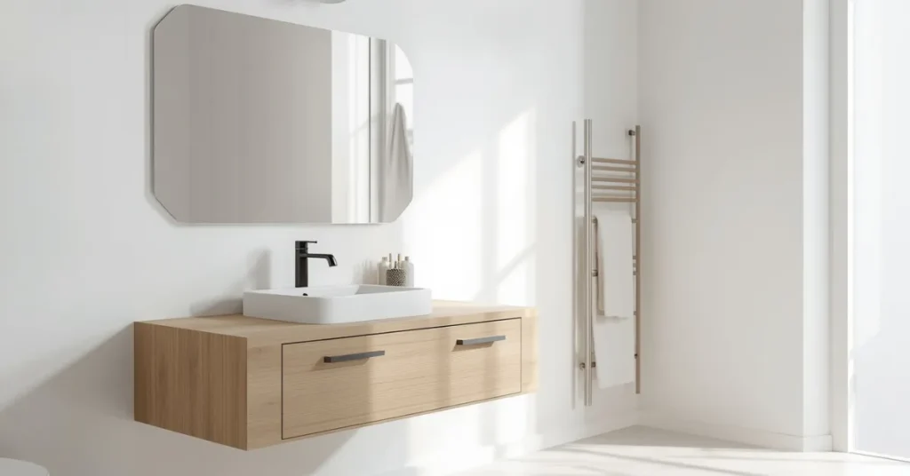 Floating Vanities for a Clean Modern Look