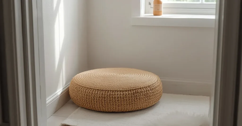 Floor Cushions for a Reading Nook Corner