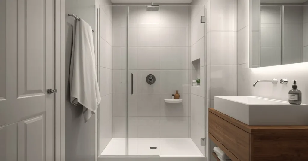 Glass Shower Door for Seamless Flow